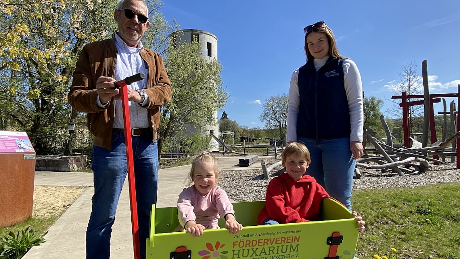 Mobil im Höxteraner Gartenschaupark