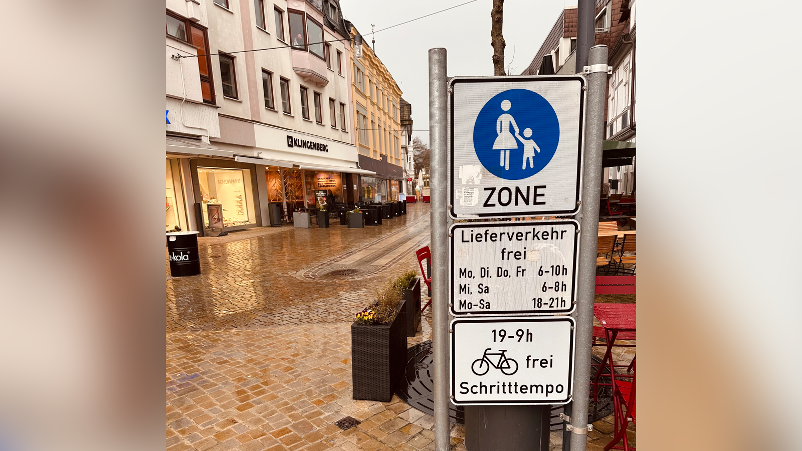Neue Regelung für den Radverkehr in der Höxteraner Fußgängerzone tritt in Kraft